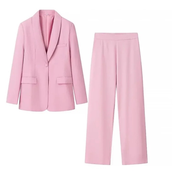 Elegant Pink Pantsuit for Women - Picture 13 of 13